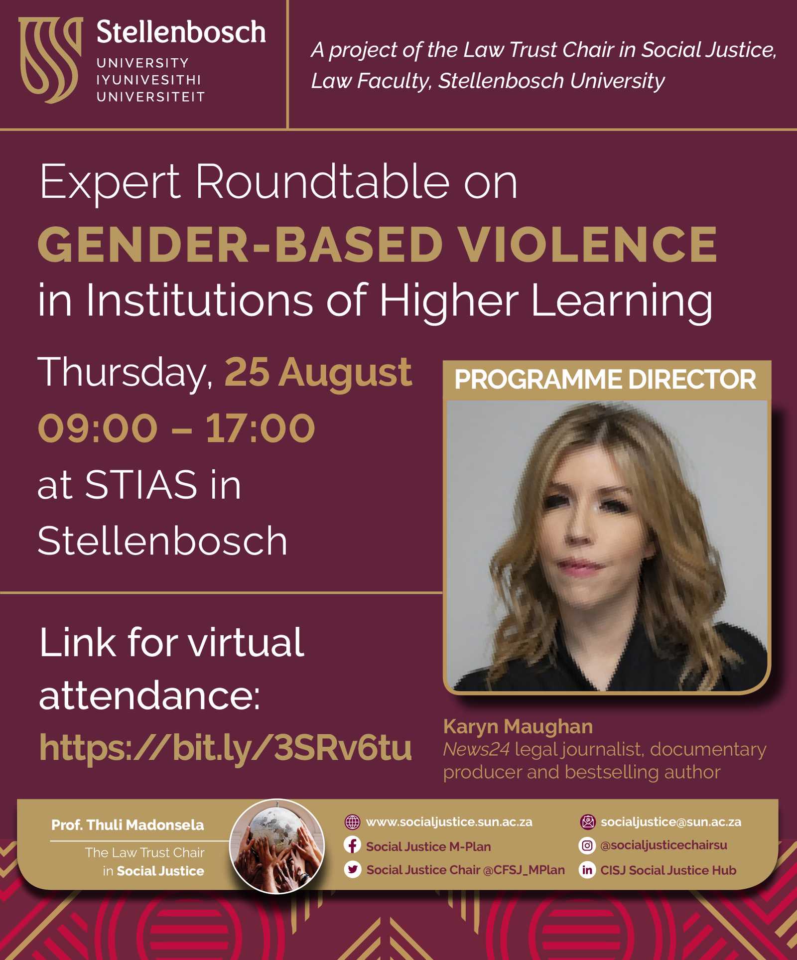 Expert Roundtable on GenderBased Violence in Institutions of Higher Learning Centre for